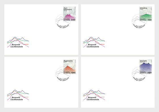 2026 Liechtenstein's Mountain World - First Day Cover single stamp