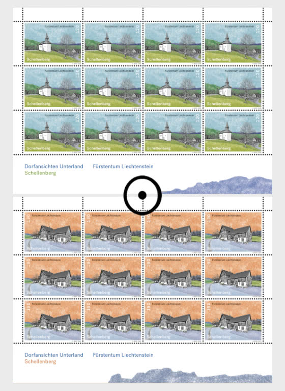 2026 Vues du Village - Schellenberg - Feuilles entières CTO