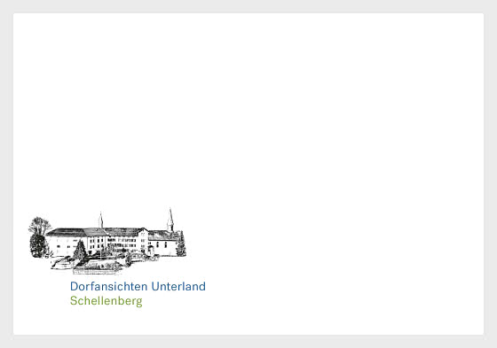 2026 Vues du Village - Schellenberg - FDC sans timbre