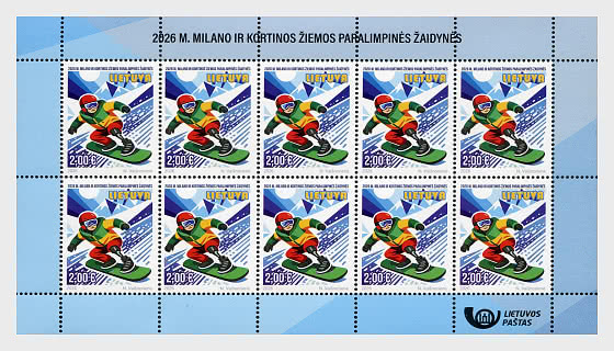 2026 Зимние Паралимпийские игры в Милане и Кортине - Марочные листы