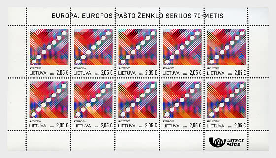 2026 欧罗巴——欧罗巴邮票发行70周年纪念 - 小版张