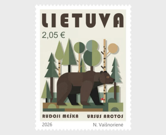 2026 The Lithuanian Red Book - The Brown Bear - Set