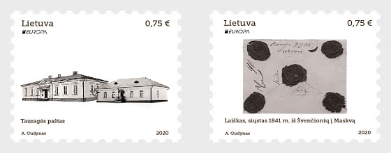 2020 Europa - Rutas Postales Antiguas - Series