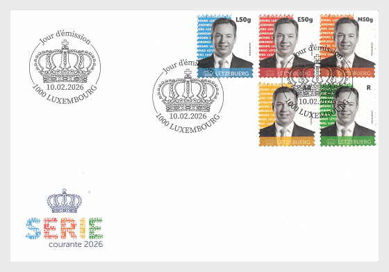 2026 Grand Duke Guillaume - Конверт первого дня