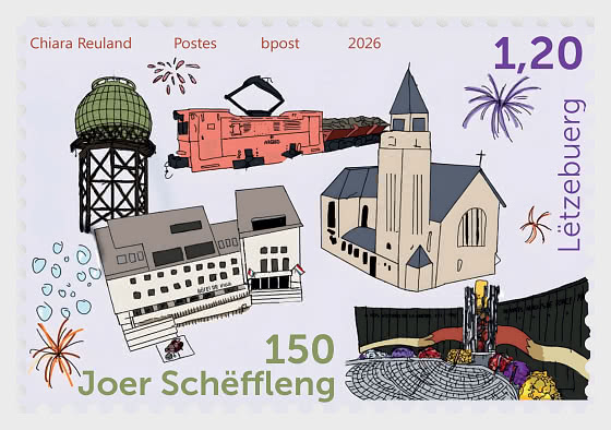 2026 100 Years of Municipality Schifflange - Set