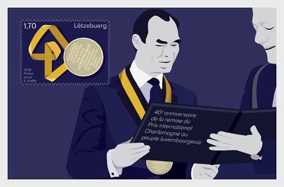 2026 40 Anni del Premio Carlo Magno - Foglietti