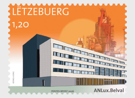 2026 New Building Of The Luxembourg National Archives In Esch-Belval - Set