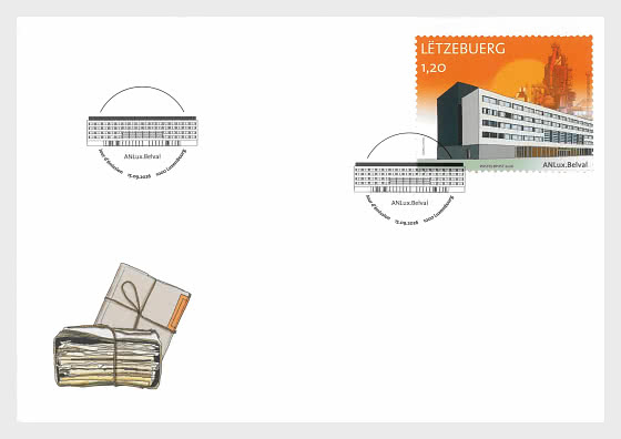2026 New Building Of The Luxembourg National Archives In Esch-Belval - First Day Cover