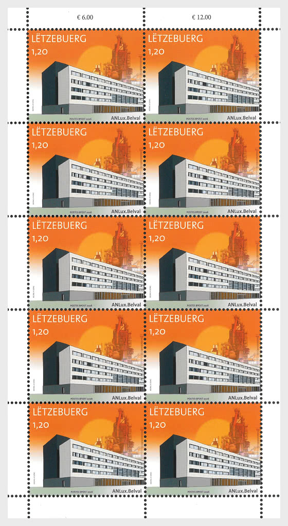 2026 New Building Of The Luxembourg National Archives In Esch-Belval - Sheetlets