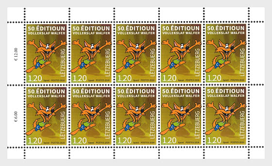 2026 50th Vollekslaf Walfer - Sheetlets