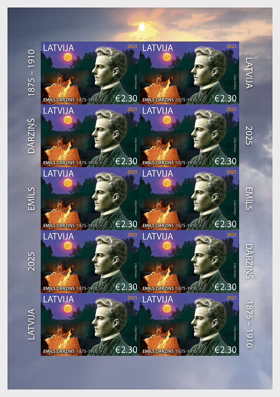 2025 150º Aniversario de la Generación Emīls Dārziņš - Mini Hojas