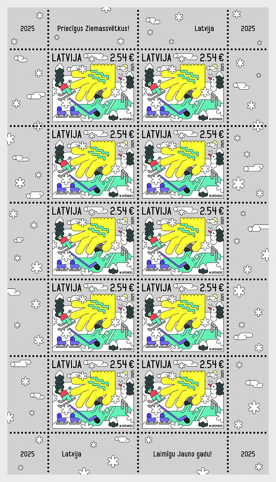 2025 Noël - Mini-feuilles