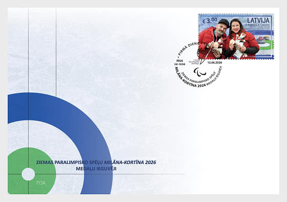 2026 Paralympic Winter Games Milan–Cortina Medalists - First Day Cover