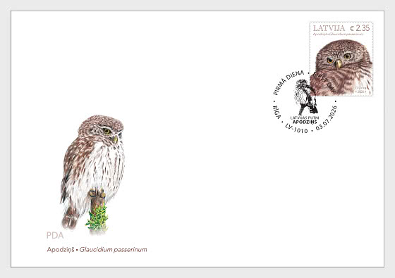 2026 Eurasian Pygmy Owl - First Day Cover
