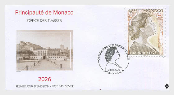 2026 Opera Singers - Lucienne Breval - First Day Cover