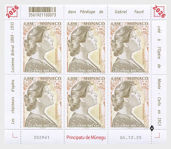 2026 Opera Singers - Lucienne Breval - Sheetlets