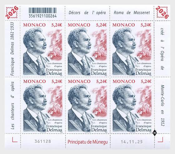 2026 Opera Singers - Francisque Delmas - Sheetlets