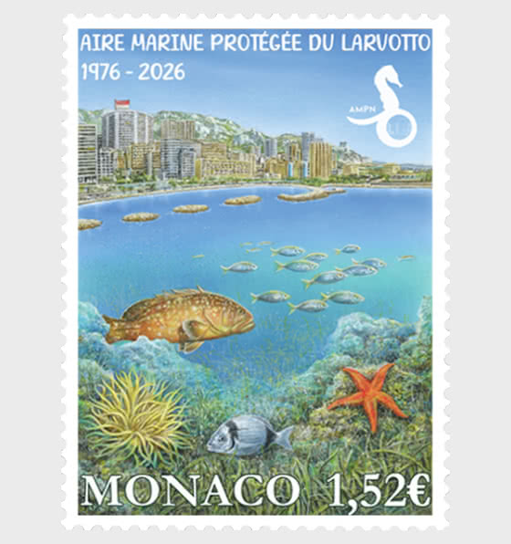 2026 50 Years Of The Larvotto Marine Protected Area - Set CTO