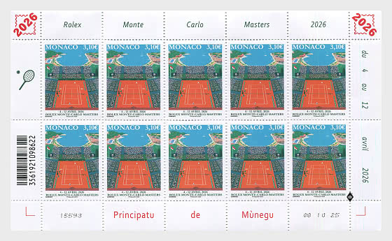 2026 Rolex Monte-Carlo Masters - Mini-feuilles