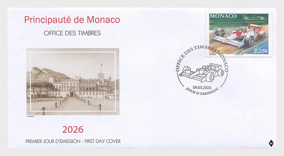 2026 Legendary Race Cars - Mclaren MP4/4 - First Day Cover