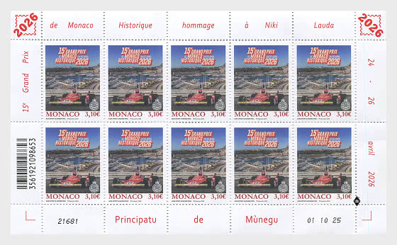 2026 15th Monaco Historic Grand Prix - Sheetlets