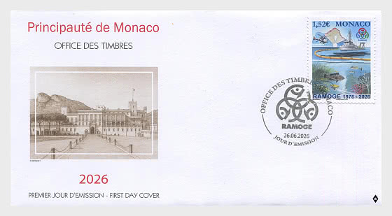 2026 50th Anniversary of the Ramoge Agreement - First Day Cover