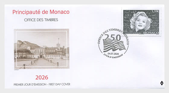 2026 Marilyn Monroe - First Day Cover