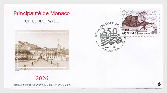 2026 Ernest Hemingway - First Day Cover