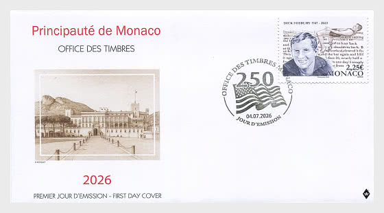 2026 Dick Fosbury - First Day Cover