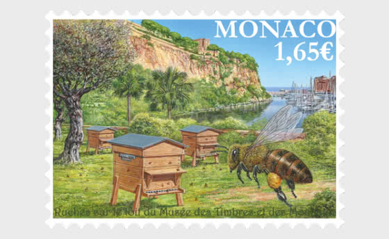 2022 Bienenstöcke auf dem Dach des Museums für Briefmarken und Münzen - Serie CTO