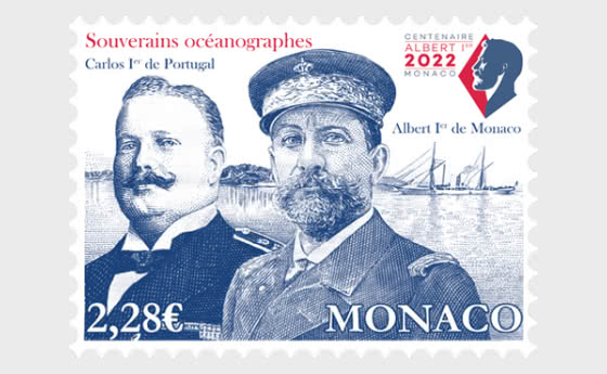 2022 Souverains Océanographes - Albert Ier de Monaco et Carlos I de Portugal - Séries CTO