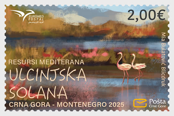 2025 Euromed Postal Resources of the Mediterranean Ulcinj Salina - Set