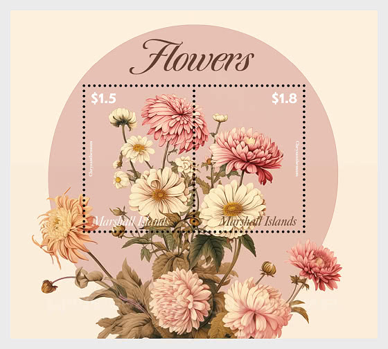 2024 Flowers - Miniature Sheet