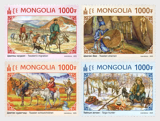 2025 Mongolian Tsaatan - Reindeer Herder - Set