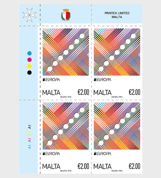 2026 EUROPA - 70th Anniversary of EUROPA Stamp - Block of 4
