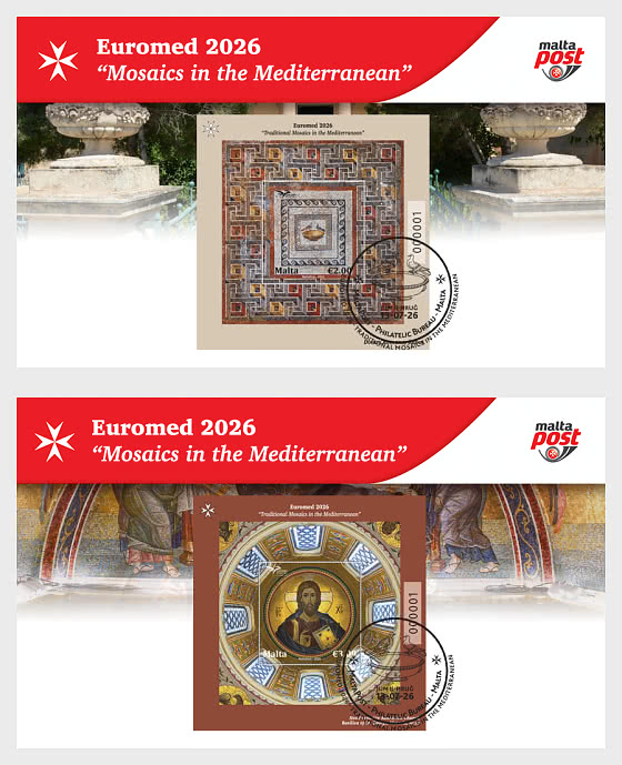 2026 Euromed - Traditional Mosaics in the Mediterranean - Collectibles