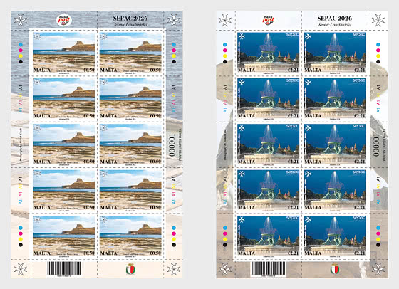 2026 SEPAC - Iconic Landmarks - Sheetlets