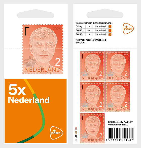 2025 King Willem-Alexander - 小版张