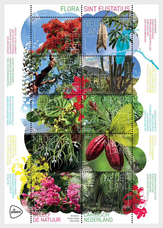 2025 Vivi la Natura - Flora Sint Eustatius - Minifogli