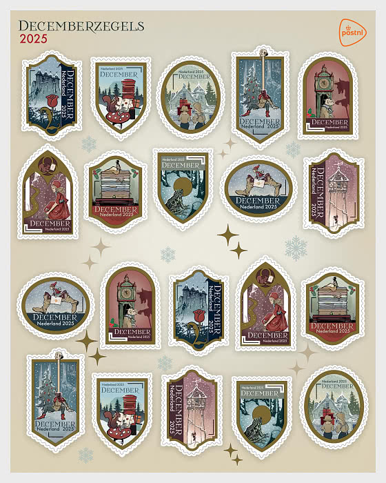 2025 Francobolli di Dicembre - Minifogli