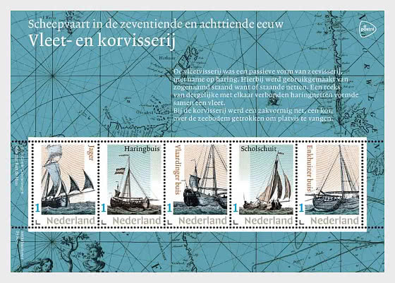 2025 La Navigation aux XVIIe et XVIIIe Siècles – La Pêche au Poisson plat et la Pêche au Panier - Blocs feuillets