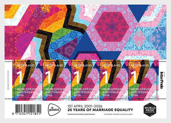 2026 WorldPride Amsterdam - Марочные листы