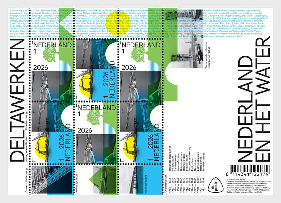 2026 Delta Works - The Netherlands and Water - Sheetlets