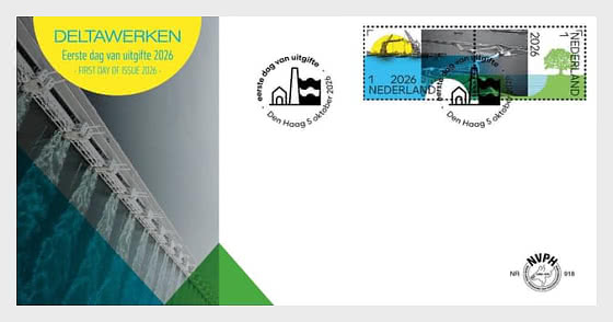 2026 Piano Delta – I Paesi Bassi e l'acqua - FDC