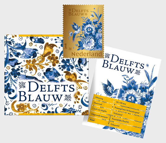 2026 Gold Stamp - Delft Blue - Gold Stamp