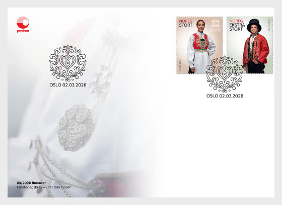 2026 Costumi Popolari (Patrimonio Culturale Immateriale dell'Unesco) - FDC