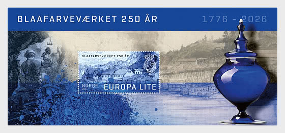 2026 Blaafarvevaerket 250th Anniversary - Miniature Sheet