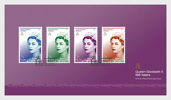 2026 PRE-ORDER 100 Años de la Reina Isabel II - Sobre de Primer Dia