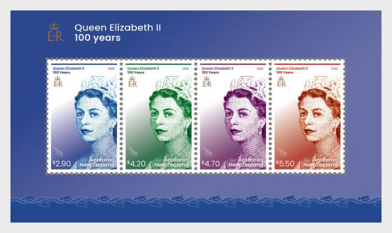 2026 PRE-ORDER 100 Años de la Reina Isabel II - Hojas Bloque