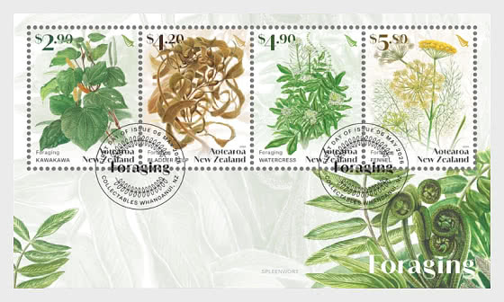 2026 PRE-ORDER Foraging Cancelled Miniature Sheet - Miniature Sheet CTO